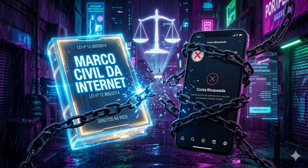 Instagram Bloqueado - Marco Civil da Internet